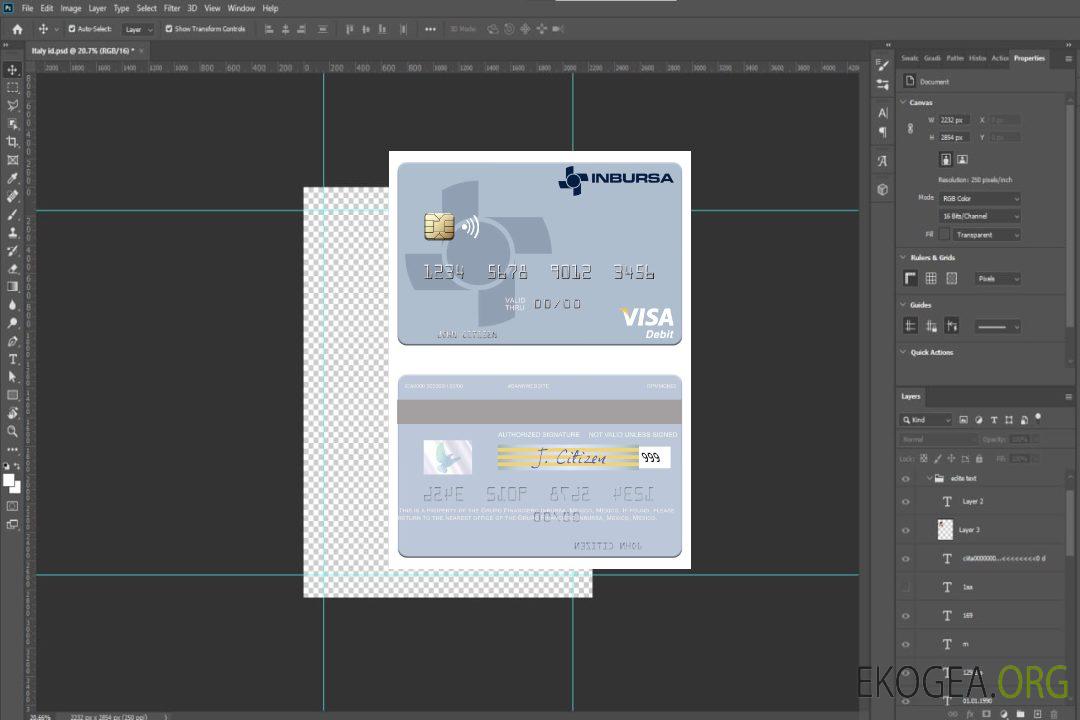 Carte de débit visa Mexique Grupo Financiero Inbursa template Carte de débit visa Mexique Grupo Financiero Inbursa template
